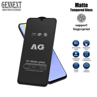 Tempered matte glass oppo A57 A78 2022 anti minyak Full Screen Guard OPPO A57 2022