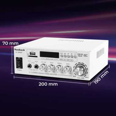 Audio Bluetooth 5.0 Amplifier 2 Ch Remote