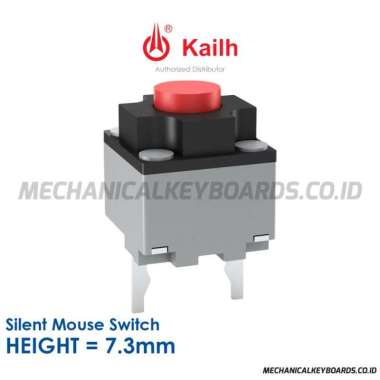 Kailh Silent Mouse Micro Switch (Red - 7.3mm)