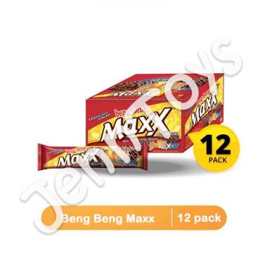 JennToys - BENG BENG MAXX - Makanan snack wafer coklat biskuit MAYORA BENG BENG REGULAR