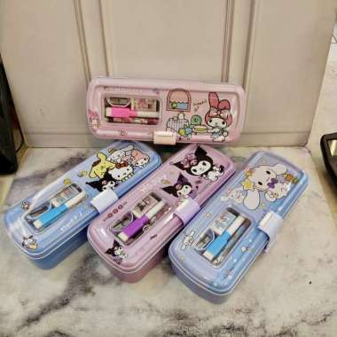 TEMPAT PINSIL KALENG SET HS-2003 SANRIO KUROMI CINNAMOROLL Cinnamoroll