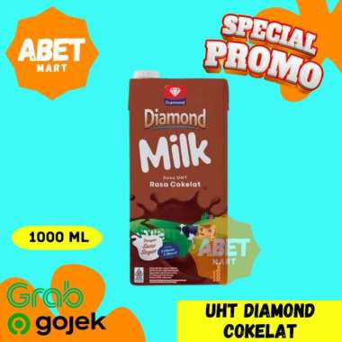 Diamond Susu UHT Rasa Cokelat Kemasan 1L - 1 Liter Chocolate Coklat Milk 1000Ml Fresh Milk