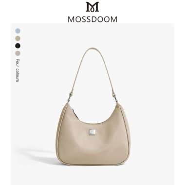 MOSSDOOM Fashion Tas Bahu Tas Ketiak Santai Tas Wanita Aprikot