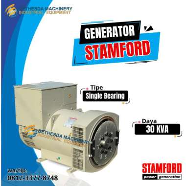 Alternator Stamford 3 Phase 30 Kva 24 Kw Generator Dinamo Genset Double Bearing