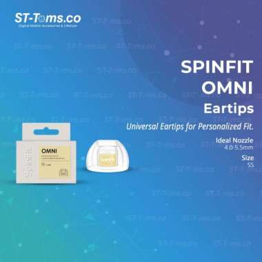 Spinfit Omni Universal Eartips for TWS Earphone Tips, Ukuran SS