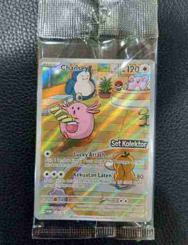 Pokemon Indonesia Chansey Promo Card 130/SV-P Set Kolektor