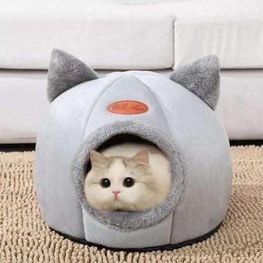 Tempat Tidur Kasur Rumah Kucing Keranjang Tenda Hewan Cat Sleeping Bed