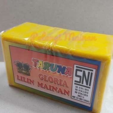 200gr Lilin Mainan / Plastisin / Malam - Mainan Edukasi - Merk Taruna 200 gr Kuning