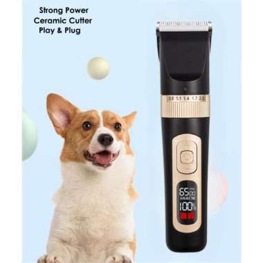 LANGBA Alat Cukur Elektrik Bulu Hewan Hair Clipper Micro Adjustment C95 Gunting Bulu Hidung Alat Cukur Rambut Lengkap Jigjag Untuk Lab Hair Aksesor IH
