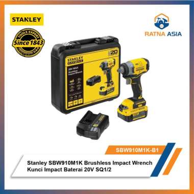 Brushless Impact Wrench/Kunci Impact Baterai 20V SBW910M1K-B1