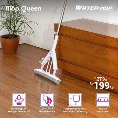 Mop Queen Satuan - Water Mop Pink