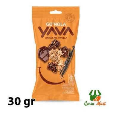 YAVA Granola Gonola 30 gr Choco Vanilla Snack Cemilan Sehat