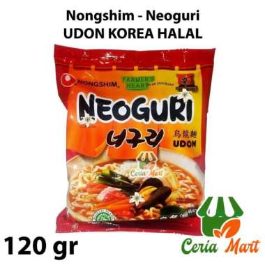 Udon Nongshim Neoguri 120 gr Mie Udon Korea Halal