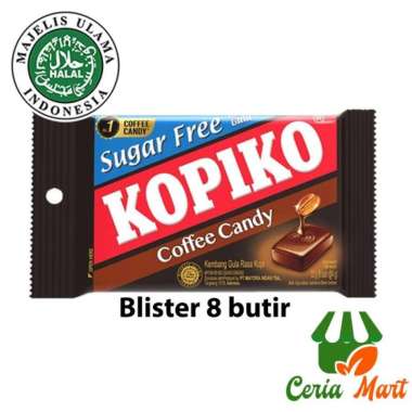 Permen Kopi Tanpa Gula Kopiko Blister Diabetes Friendly Coffee Candy