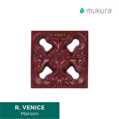 Roster Keramik Granit Mukura Venice 20 x 20 cm Maroon