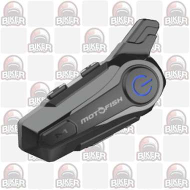 Motofish E1 Interkom Motor Bluetooth Intercom Motorcycle - Modul Speaker Microphone Clamp Kit ONLY M