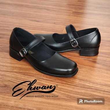 MIVSSO EHWAN-sepatu pantofel paskibra wanita 42 Paskiba cw hitam