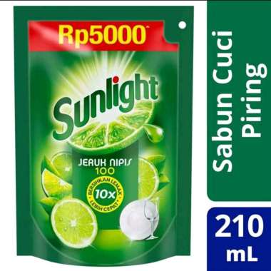 Sunlight Cairan Pencuci Piring - Sabun Sunlight 210ml
