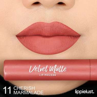 WARDAH COLORFIT VELVET MATTE LIP MOUSSE | LIPSTIK CAIR DENGAN TEKSTUR MOUSSE 4 GRAM 11 Cherish Marma