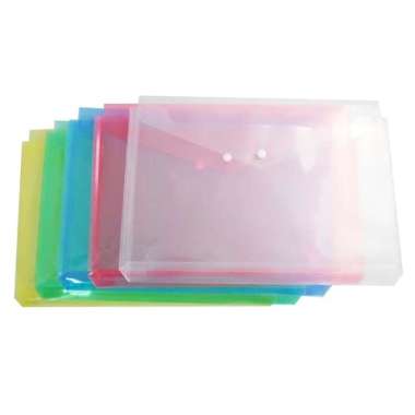 [LUSIN] Map Plastik Kancing Satu Folio - Micro MURAH Kuning