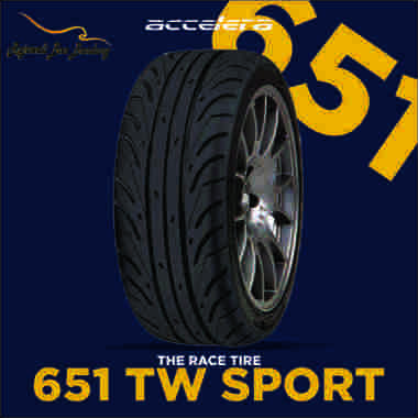 Ban Mobil ACCELERA 651 Sport TW100 205/50 R16 Ban Mobil Semi Slick