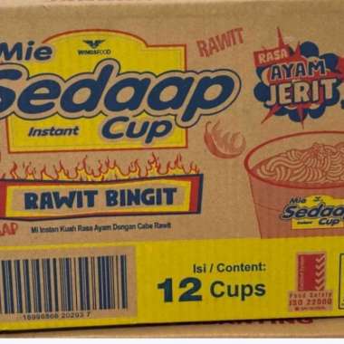 Mie sedaap cup ayam jerit per dus