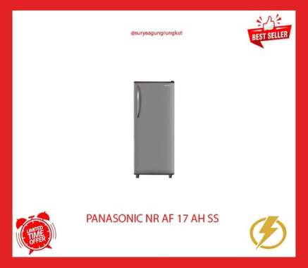FREEZER PANASONIC 6 RAK 170 LITER - NR AF 17 AH SS FREE ONGKIR SBY