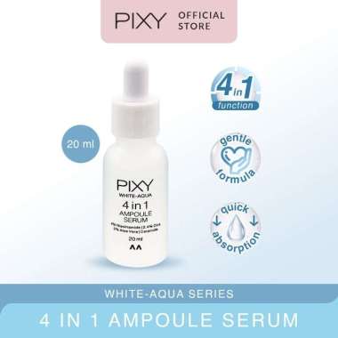 PIXY White Aqua 4 In 1 Ampoule Serum 20ml - Serum Pencerah Wajah