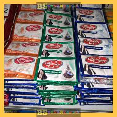 shampoo lifebuoy rencheng 10 sachet 9ml biru