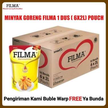 FILMA Minyak Goreng 2 Liter 1 Dus 6 x 2L Pouch Filma 1 Dus Isi 6
