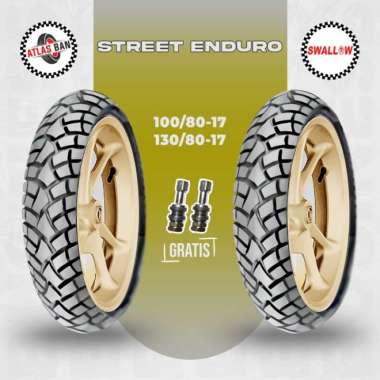 Paket Ban Tubles Motor Sport SWALLOW STREET ENDURO 100/80 - 130/80 Ring 17