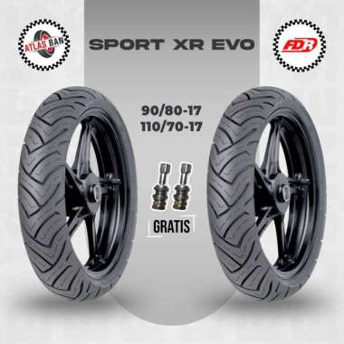 Paket Ban Motor Sport FDR SPORT XR EVO 90/80 - 110/70 Ring 17