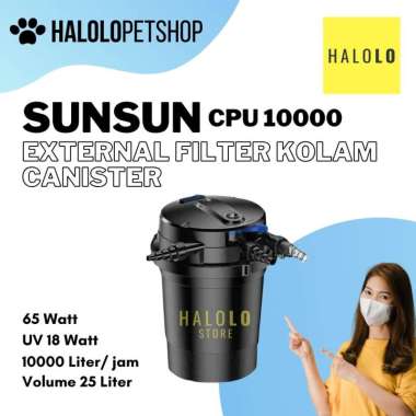 External Filter Canister Kolam SUNSUN CPU 10000 Filter Canister Kolam