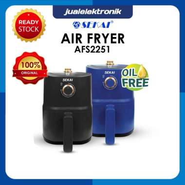 Sekai AFS 2251 AFS2251 – Air Fryer Analog 2.3 Liter 650 Watt Menggoreng Tanpa Minyak New Arrival Ter