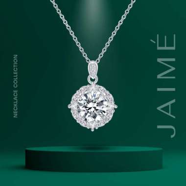 JAIME - OPHELIA Kalung Wanita Pesta Wedding Korea | Permata Zirconia
