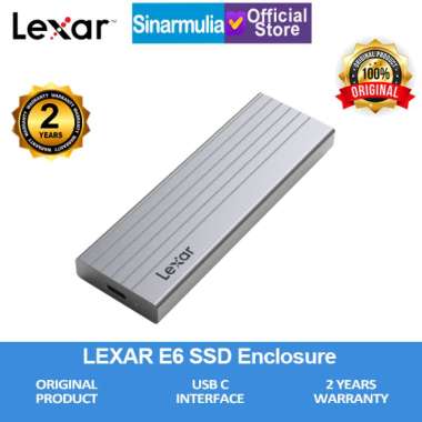 Lexar E6 SSD Enclosure M.2 NVMe PCIe External Case USB-C