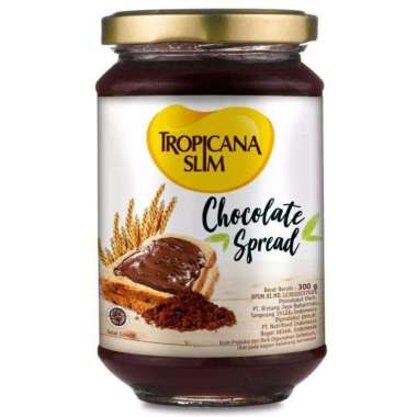 Tropicana Slim chocolate spread 300gr /strawberry jam selai coklat Strawberry / tropicana slim peanu