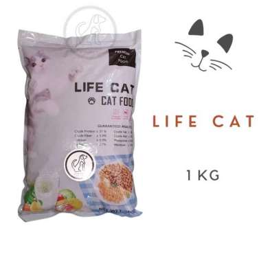 LIFE CAT Cat Food 1kg - Makanan Kucing