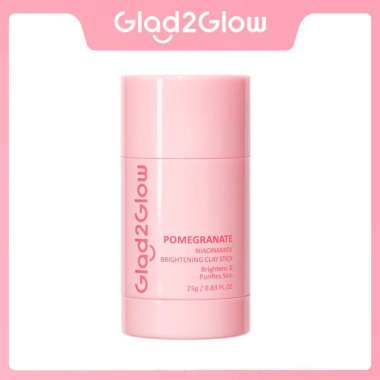 Glad2Glow Pomegranate Niacinamide Brightening Clay Mask Stick 25gr Glad2glow