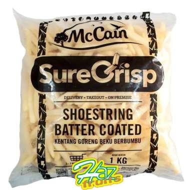 Kentang Shoestring Batter Coated SureCrisp McCain French Fries 1 Kg