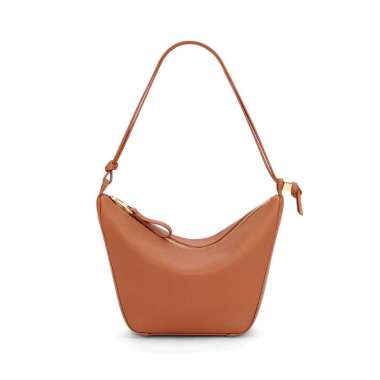 Loewe Mini Hammock Hobo Bag Tan Brown