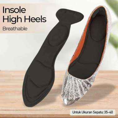 Insole Sepatu Alas Kaki Orthopedic High Heels Breathable 1 Pair 169D Sepatu Renda Transparan Wanita Pengganjal Ganjelan Kebesaran Ganjalan Aksesor IH