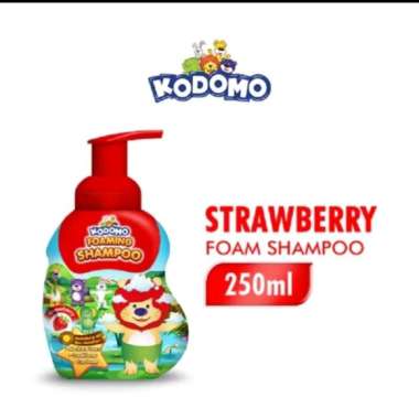 Kodomo Foam Shampoo Botol Pump 250ml Kodomo Foaming Body Wash 250 ml Strawberry Shmp