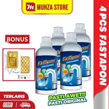 (4 PCS) AMPUH FasTapon Anti Sumbat Wc Saluran Air Anti Mampet