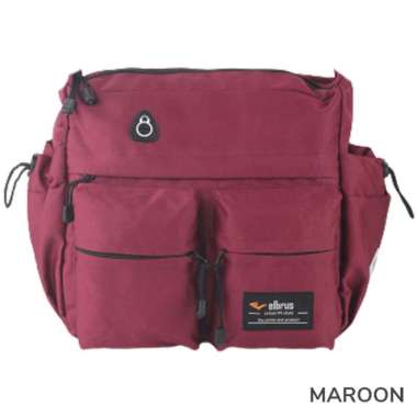 Tas Selempang Besar Sling Bag Pria Original Murah Berkualitas TL - 800 Abu Tua 803 Maroon