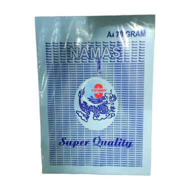 Kertas Namas HVS A4 60 gram warna warni Biru Muda