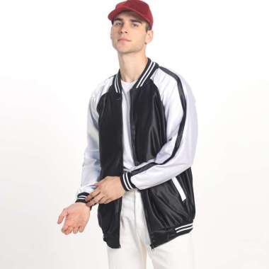 Fortklass Jaket Sukajan Polos Pria Wanita Distro Unisex Japan Premium Original MERAHGOLD XXL