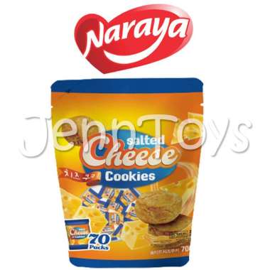 SALTED CHEESE COOKIES 70 Packs Naraya Cookies Salted Rich Cheese Cookies 700gr