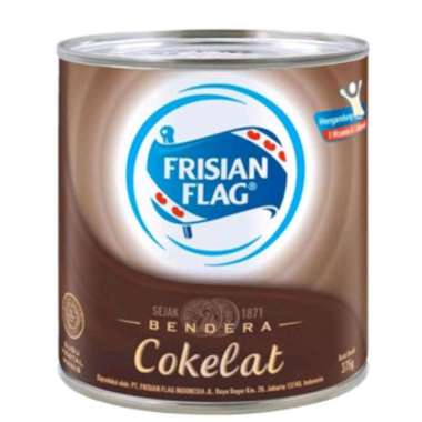 susu kaleng frisian flag coklat 370gr