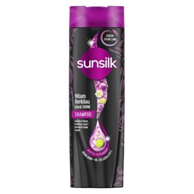 Promo Harga Sunsilk Shampoo Black Shine 160 ml - Blibli